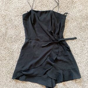 Black Dressy Romper